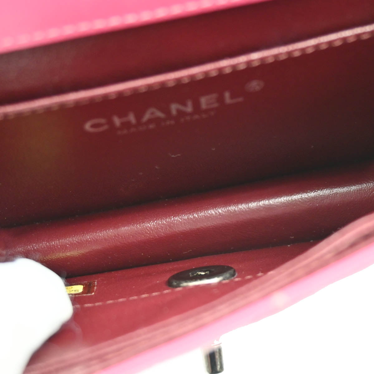 Chanel 2013-2014 Pink Lambskin Shoulder Bag