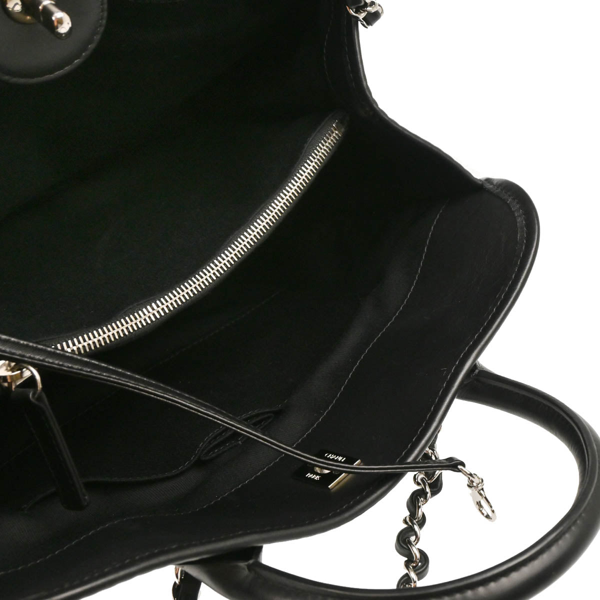 Chanel 2012-2013 Black Perforated Calfskin French Riviera 2way Shoulder Handbag