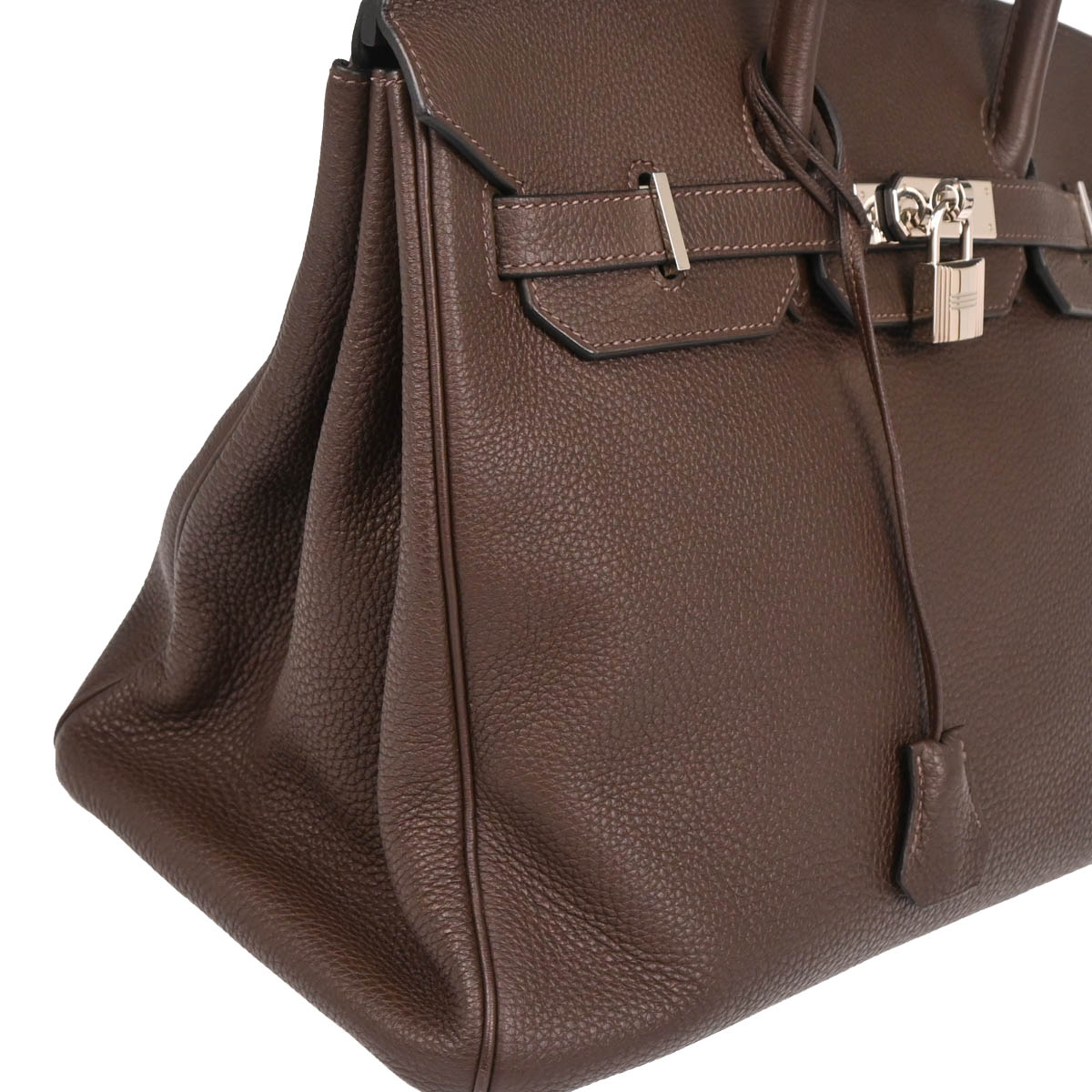 Hermes Ebene Togo Birkin 35 Handbag