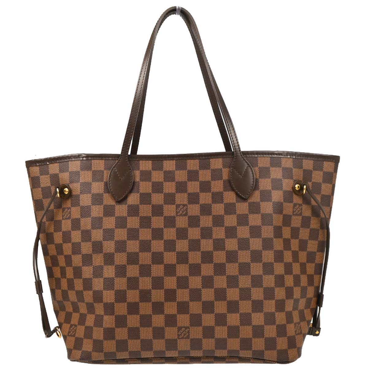 Louis Vuitton Damier Neverfull MM Shoulder Tote Bag N51105