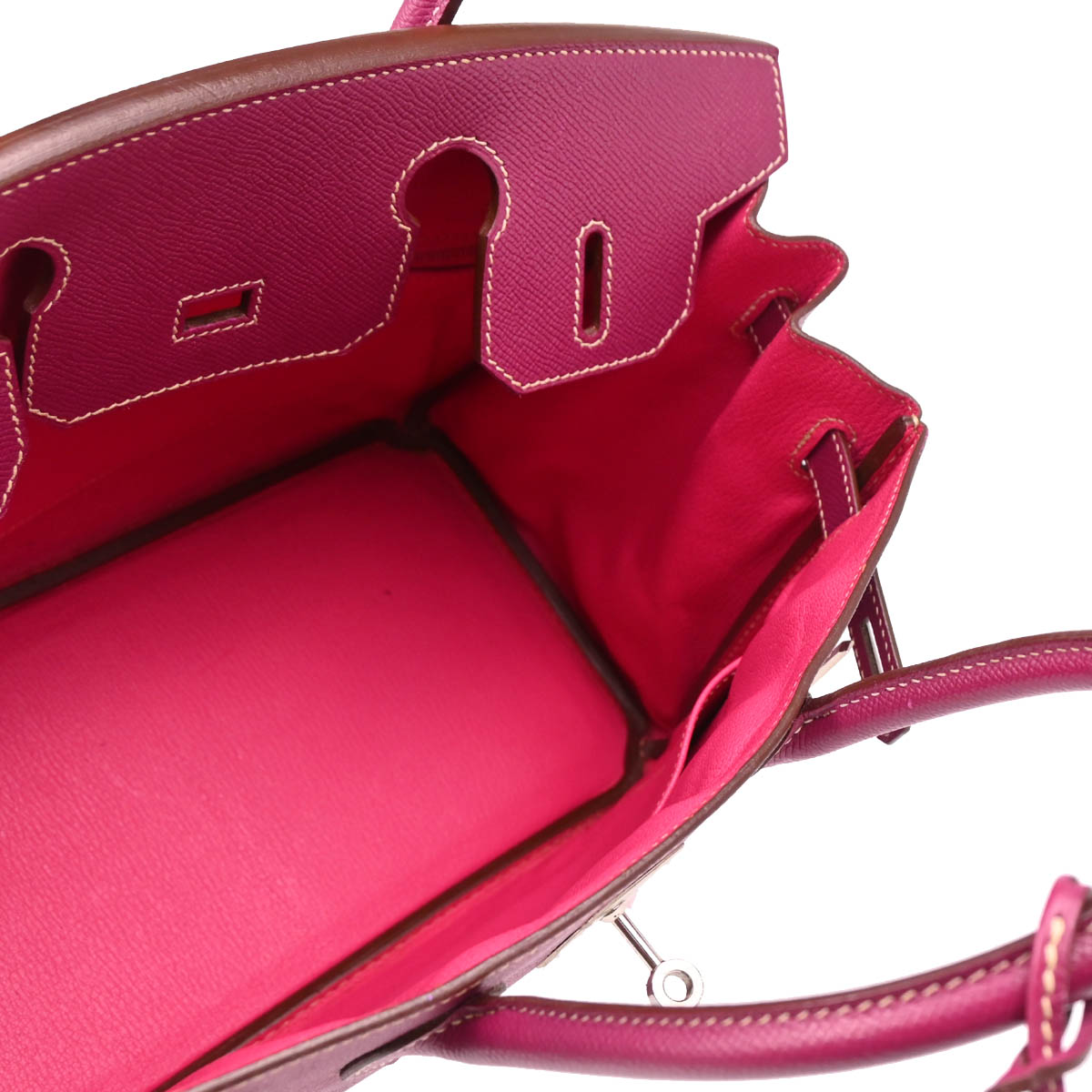 Hermes 2011 Tosca x Rose Tyrien Epsom Birkin 30 Candy Handbag