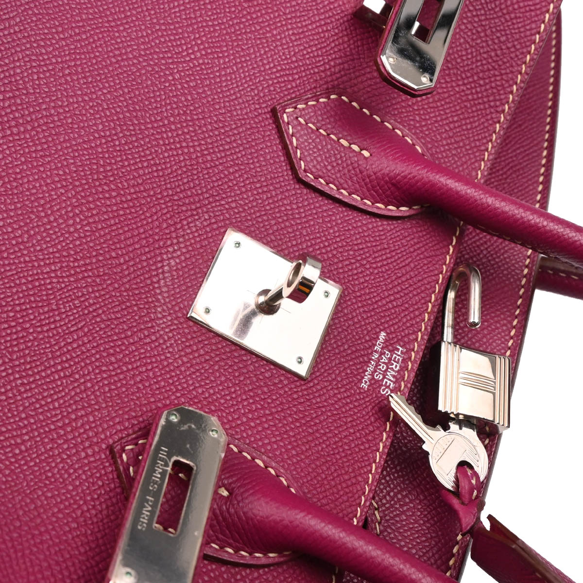 Hermes 2011 Tosca x Rose Tyrien Epsom Birkin 30 Candy Handbag