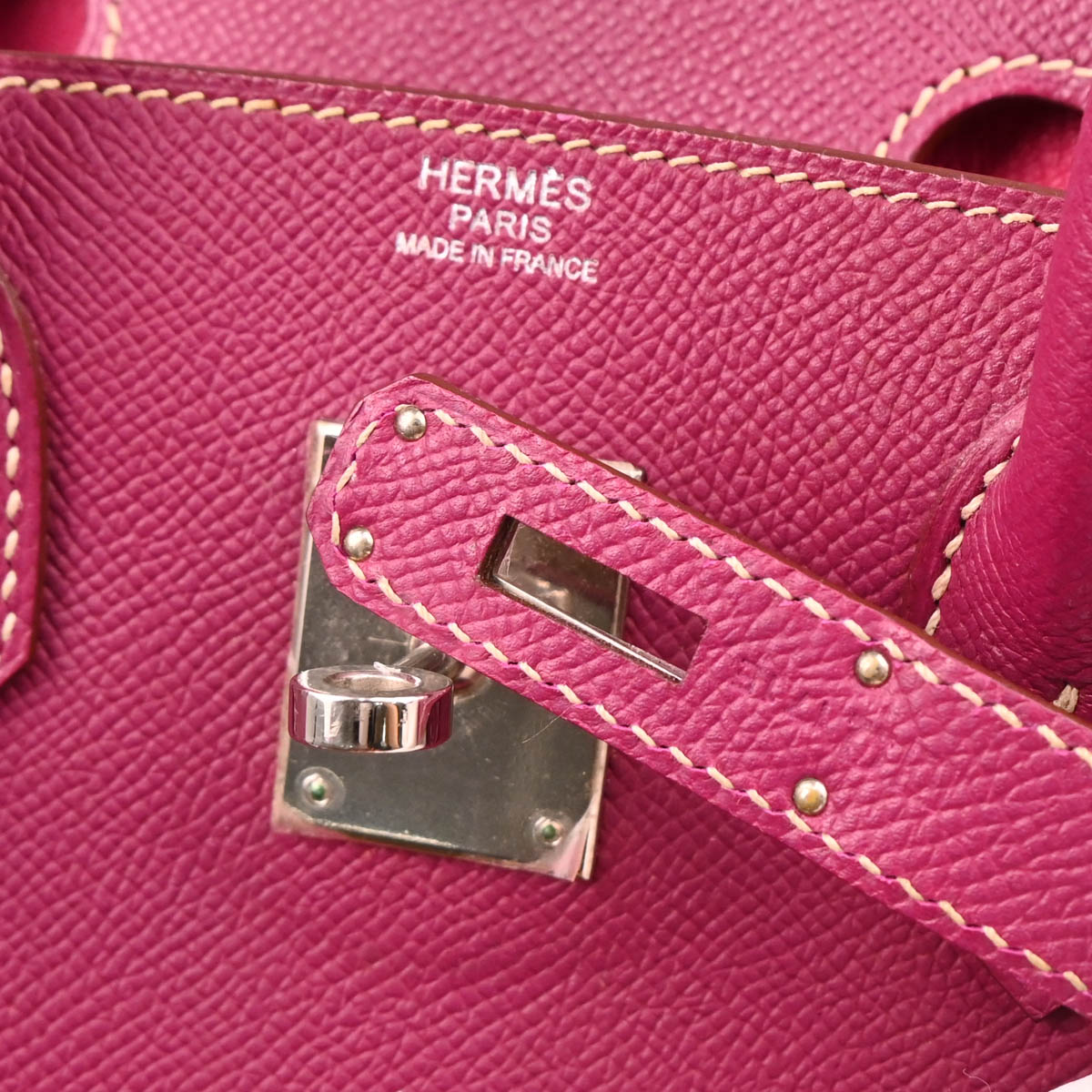 Hermes 2011 Tosca x Rose Tyrien Epsom Birkin 30 Candy Handbag