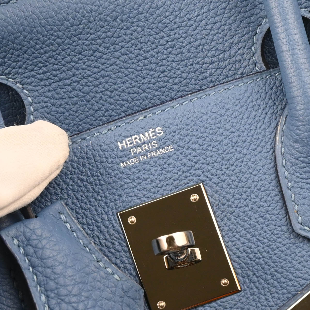Hermes 2018 Blue Azur Togo Birkin 30 Handbag