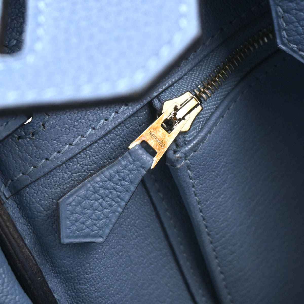 Hermes 2018 Blue Azur Togo Birkin 30 Handbag