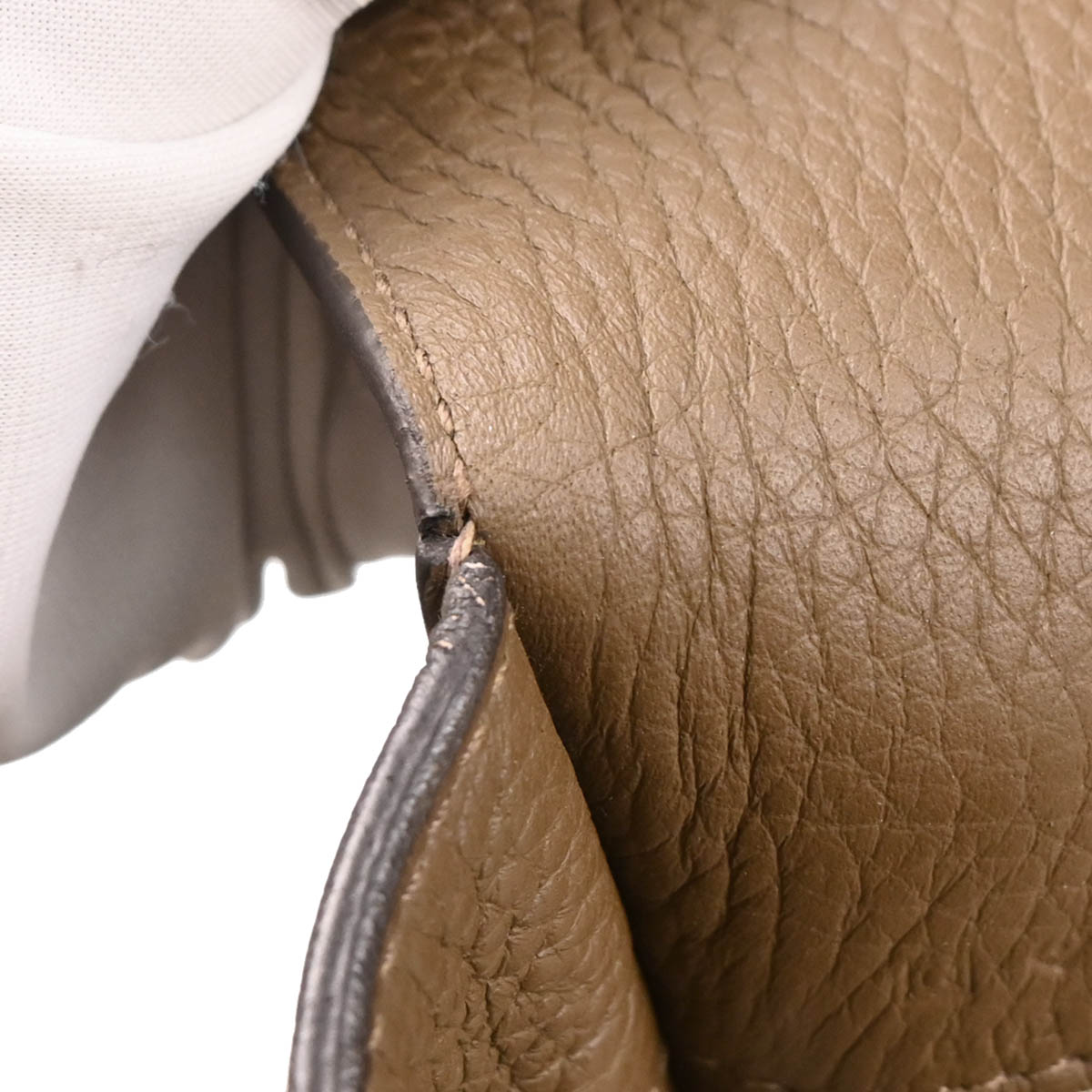 Hermes 2013 Taupe Gray Taurillon Clemence Alfred 35 Messenger Bag