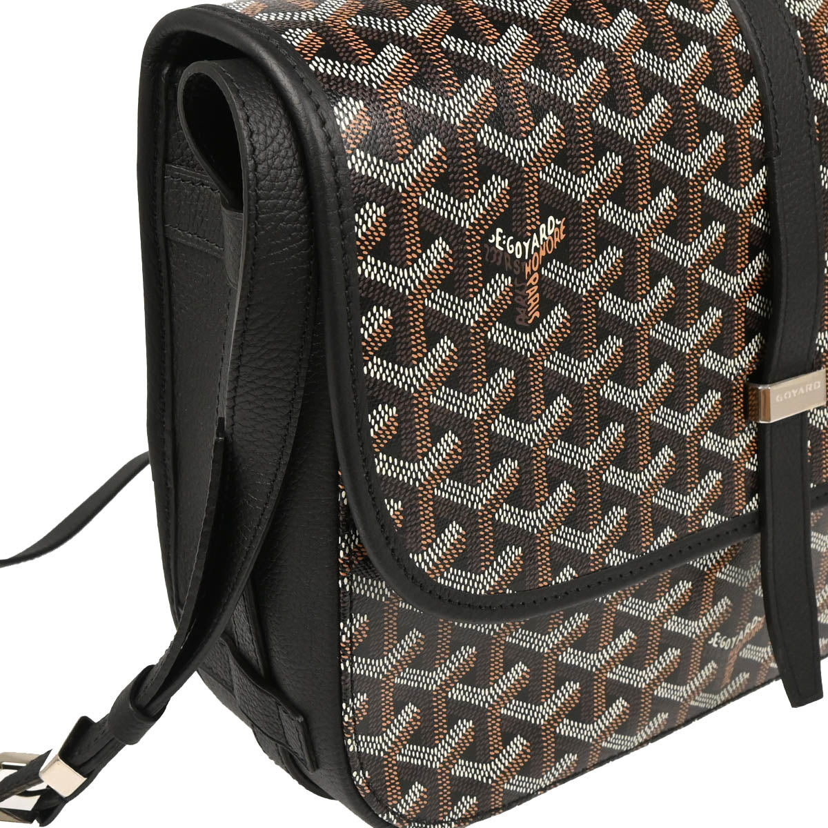 Goyard Black Belvedere MM Shoulder Bag