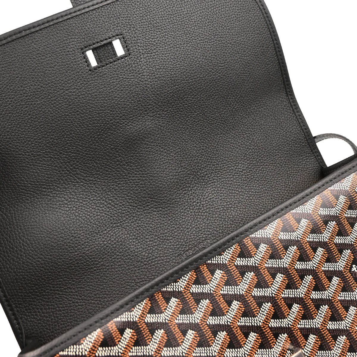 Goyard Black Belvedere MM Shoulder Bag