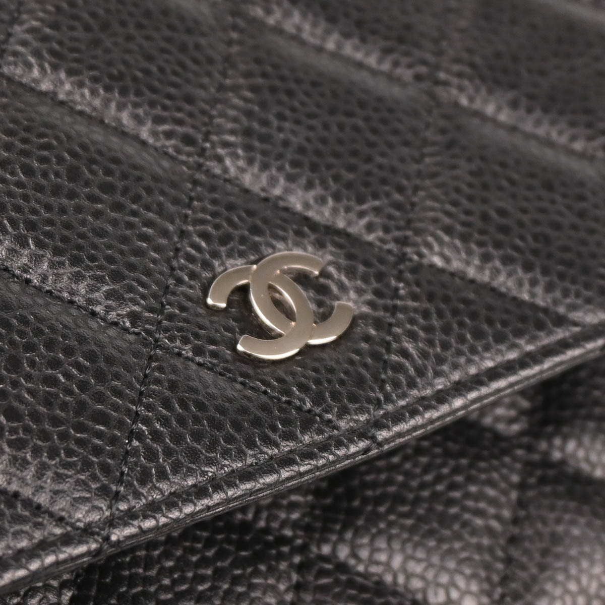 Chanel Black Caviar Classic WOC Wallet on Chain Shoulder Bag