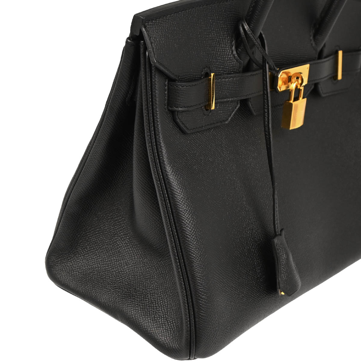 Hermes 2017 Black Epsom Birkin 30 Handbag