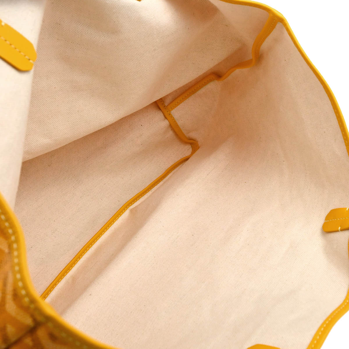 Goyard 2019 Yellow Saint Louis PM Tote Bag