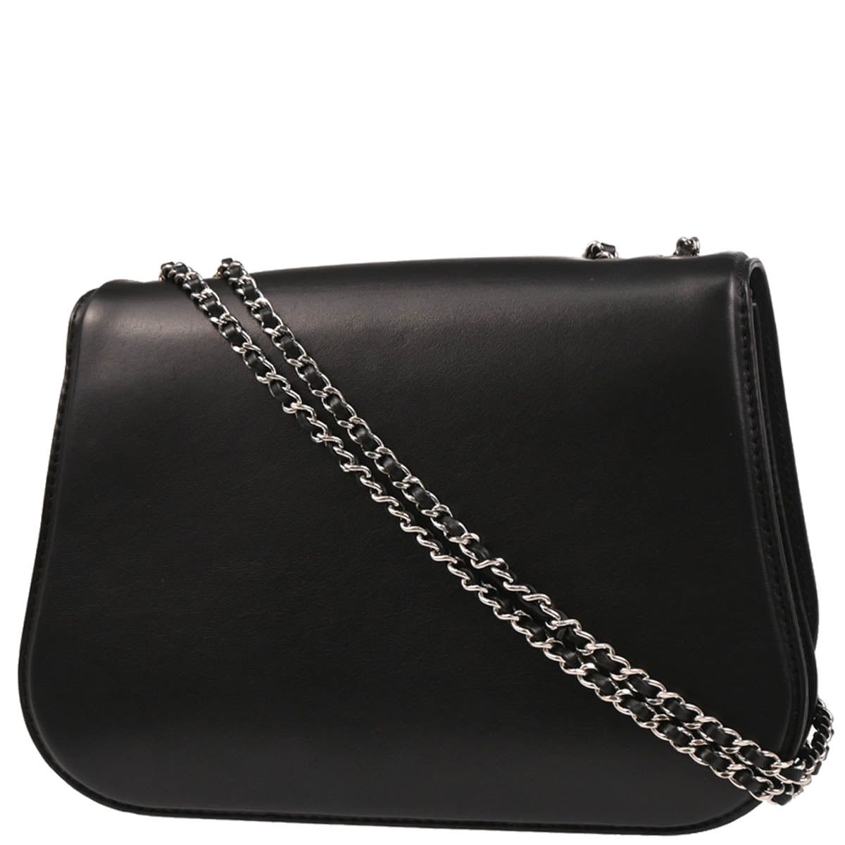 Chanel 2017-2018 Black Calfskin Braided Chic Flap Bag Shoulder Bag