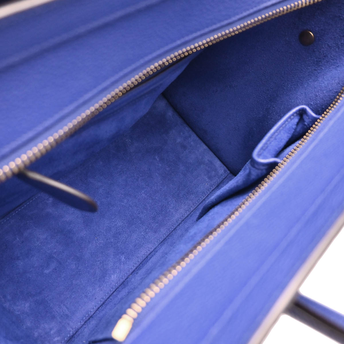 Celine Blue Micro Luggage Handbag