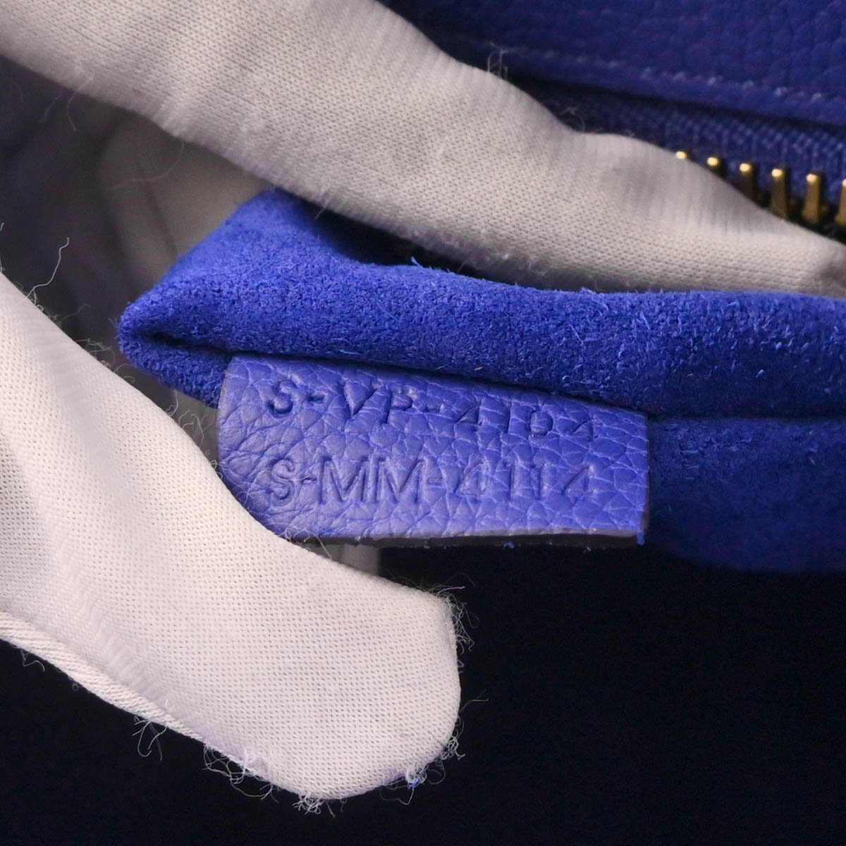 Celine Blue Micro Luggage Handbag