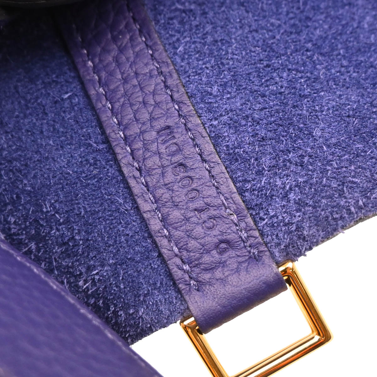 Hermes 2019 Iris Taurillon Clemence Picotin Lock 22 MM Handbag