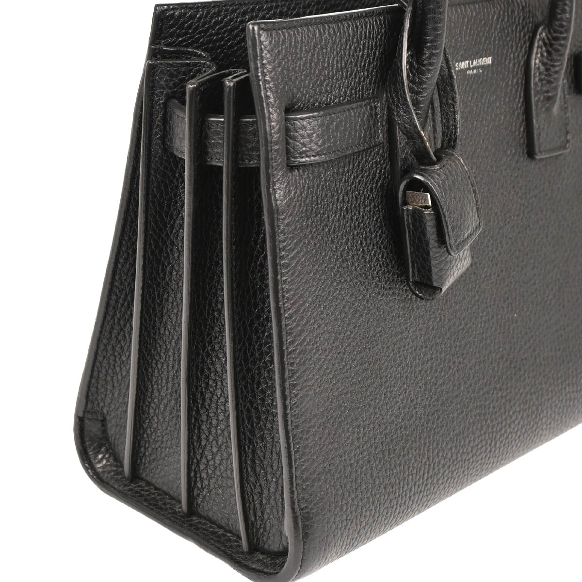 Saint Laurent Black Sac de Jour 2way Shoulder Handbag