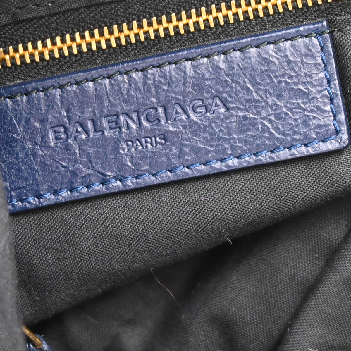 Balenciaga Navy Giant Town 2way Shoulder Handbag
