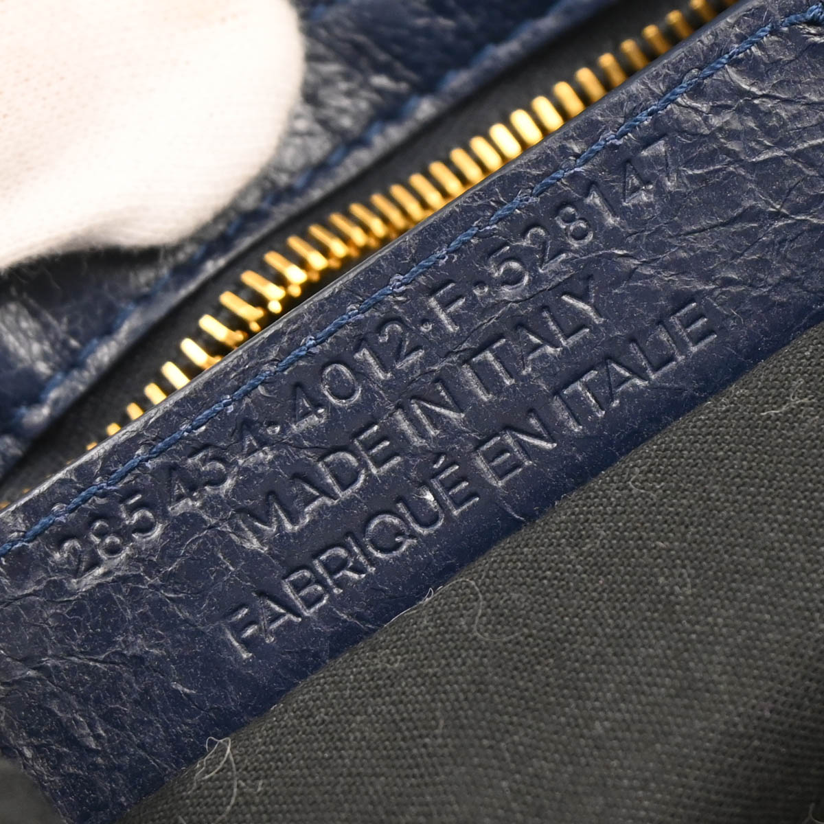 Balenciaga Navy Giant Town 2way Shoulder Handbag
