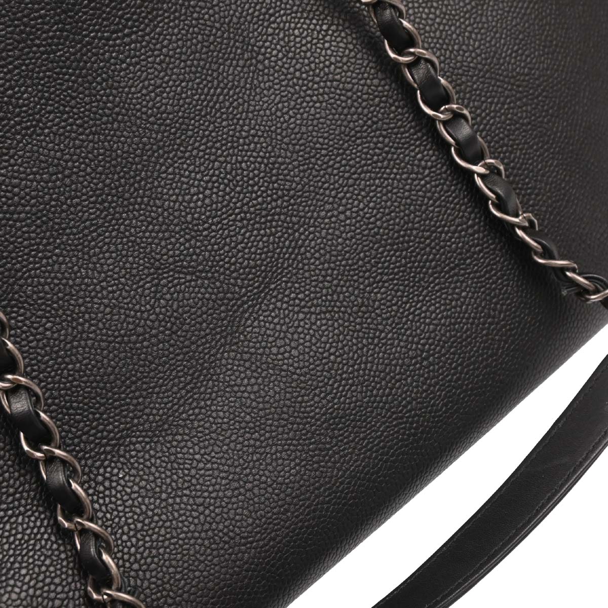 Chanel 2016-2017 Black Caviar 2way Shoulder Handbag