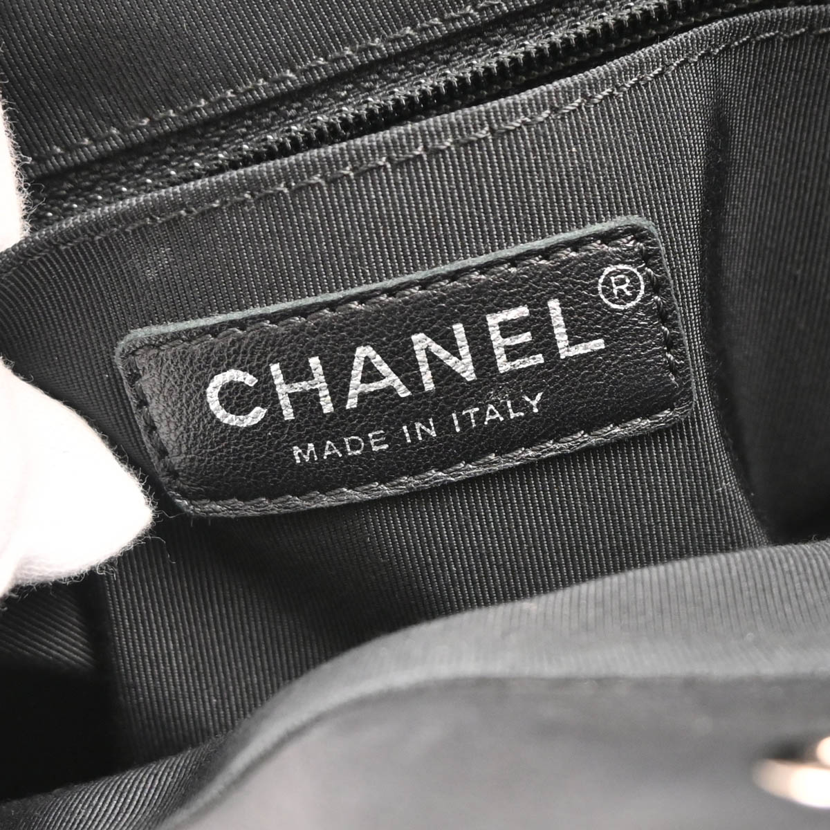 Chanel 2016-2017 Black Lambskin Chevron Urban Spirit Backpack