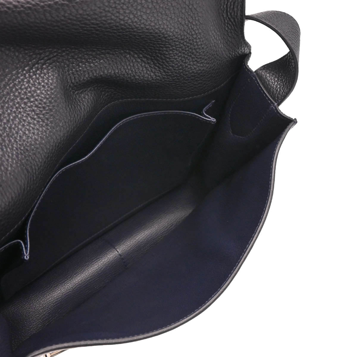 Hermes 2014 Blue Ocean Taurillon Clemence Steve Caporal 27 Shoulder Bag