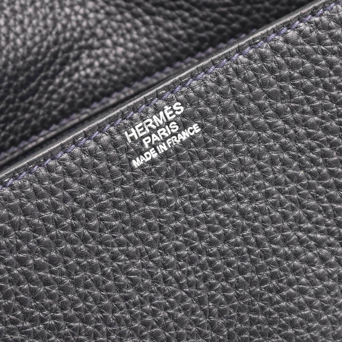 Hermes 2014 Blue Ocean Taurillon Clemence Steve Caporal 27 Shoulder Bag