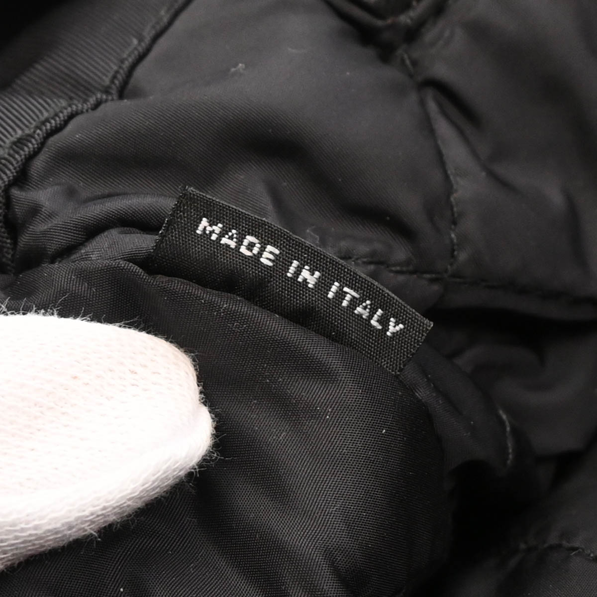 Prada Black Nylon Bomber Tote Bag