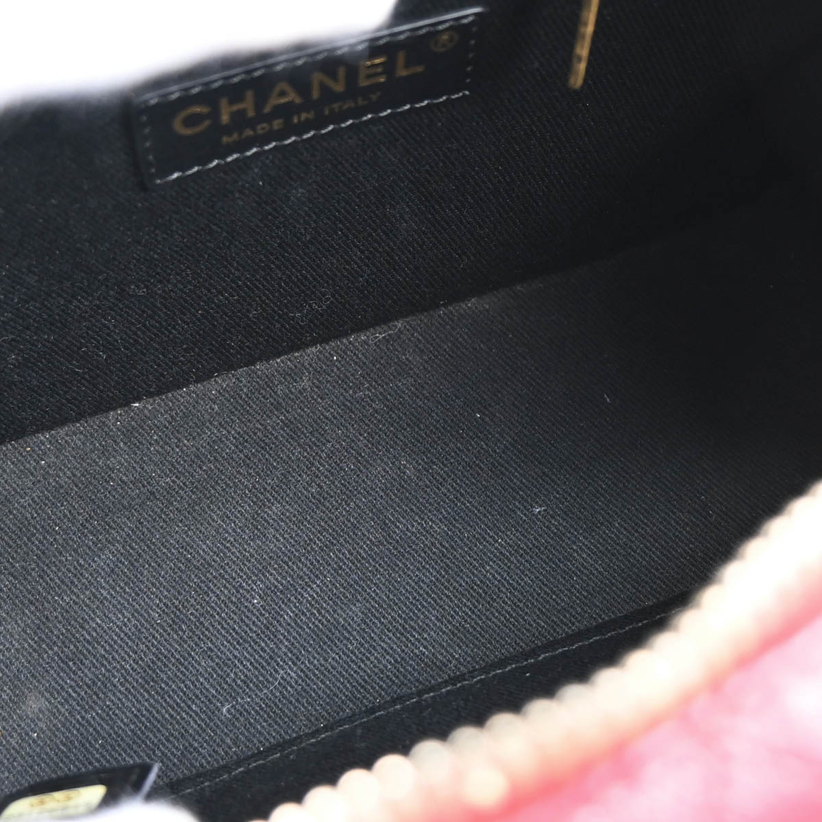 Chanel 2017 Bordeaux Calfskin Coco Curve Vanity Handbag