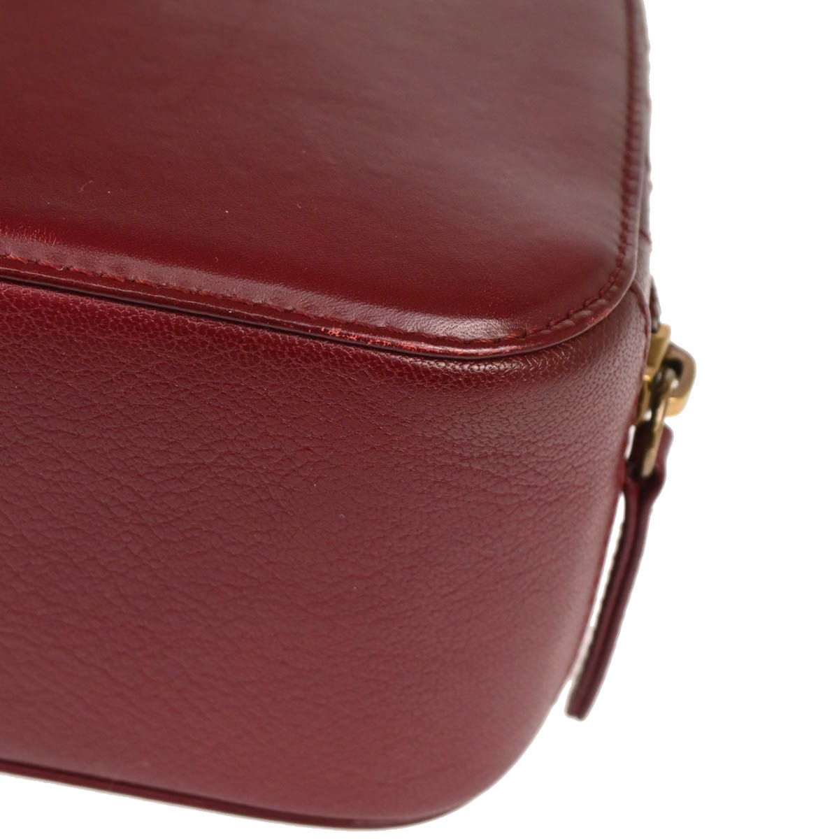 Chanel 2017 Bordeaux Calfskin Coco Curve Vanity Handbag