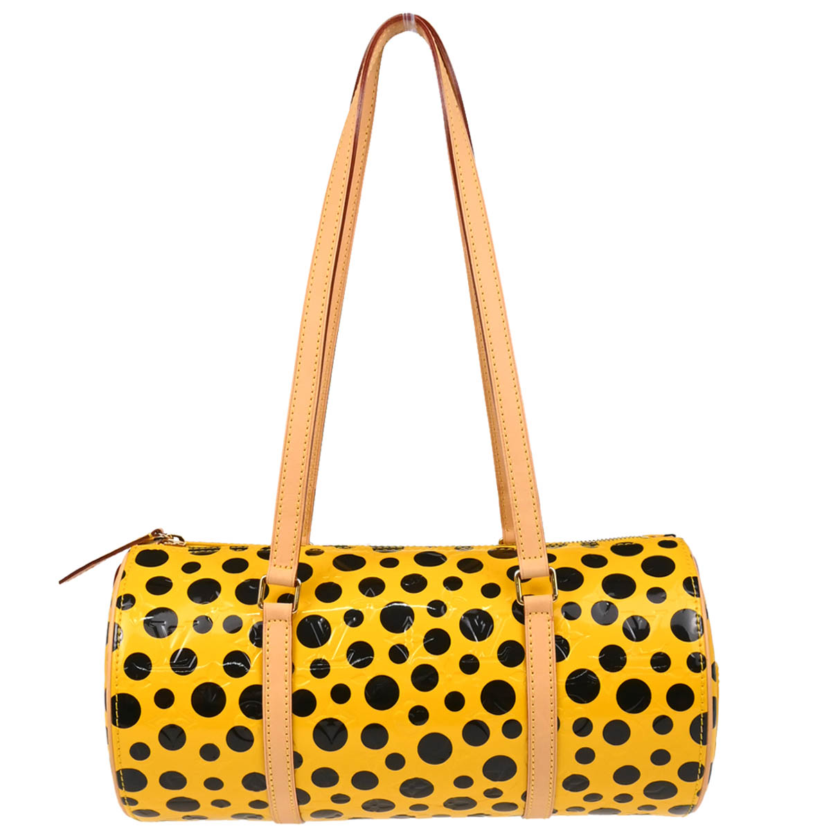 Louis Vuitton 2012 Yellow Vernis Dot Infinity Papillon Handbag M91424