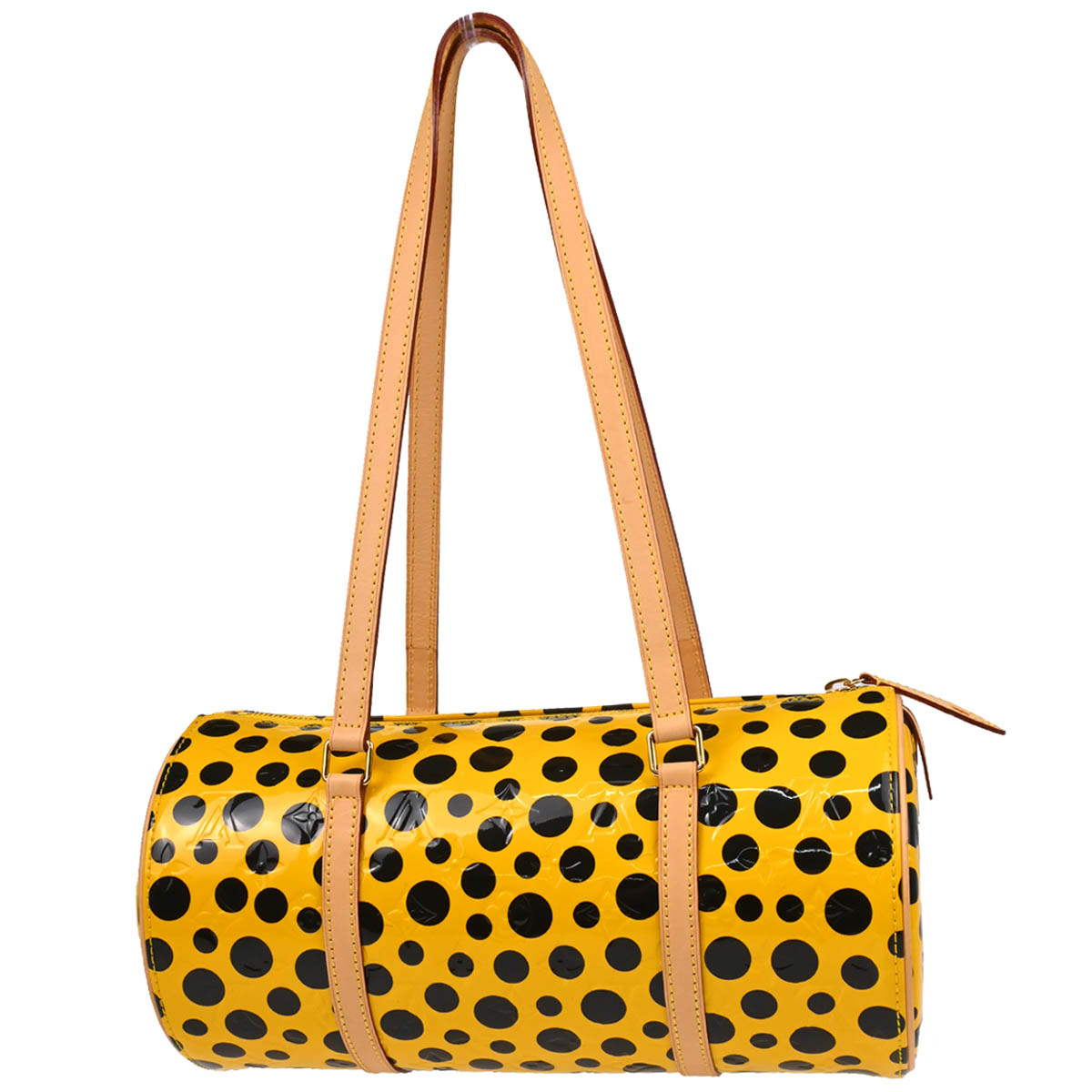 Louis Vuitton 2012 Yellow Vernis Dot Infinity Papillon Handbag M91424
