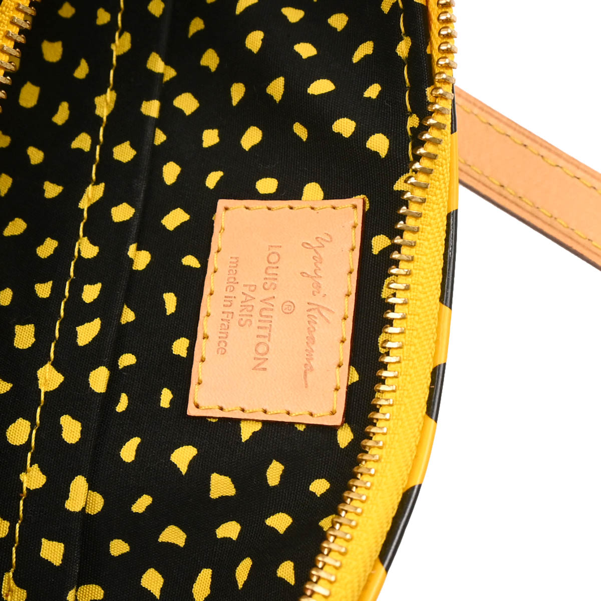 Louis Vuitton 2012 Yellow Vernis Dot Infinity Papillon Handbag M91424