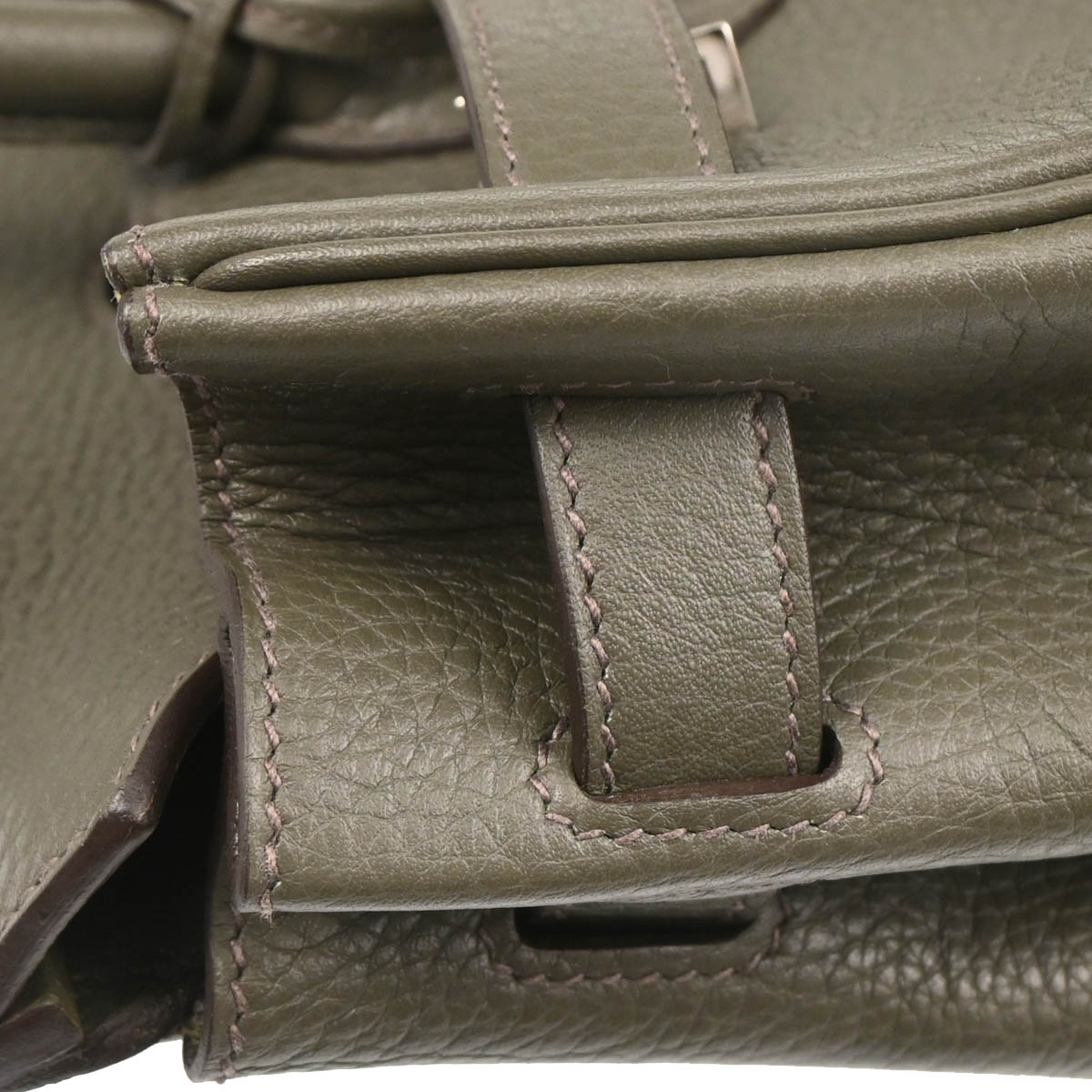 Hermes 2015 Vert de Gris Taurillon Clemence Birkin 30 Handbag