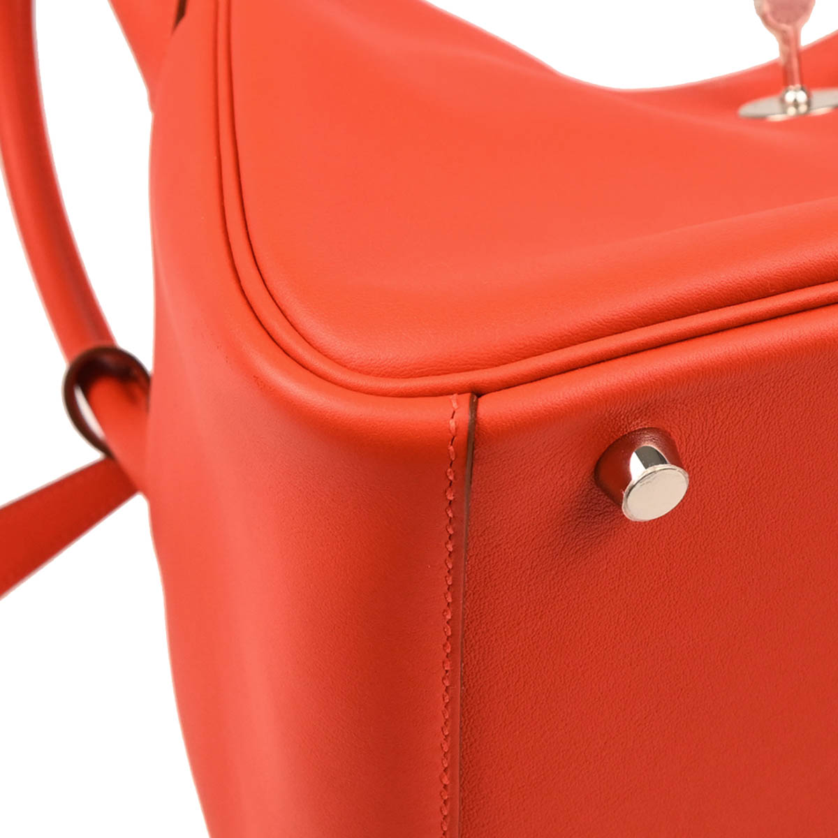 Hermes 2016 Rouge Tomato Swift Lindy 30 Shoulder Bag