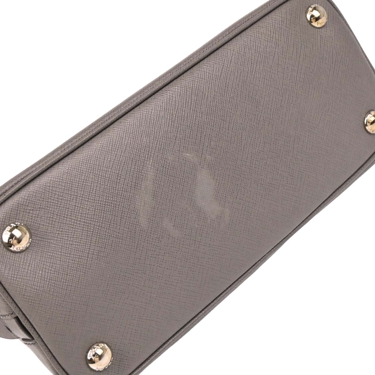 Prada Gray Leather Promenade 2way Shoulder Handbag