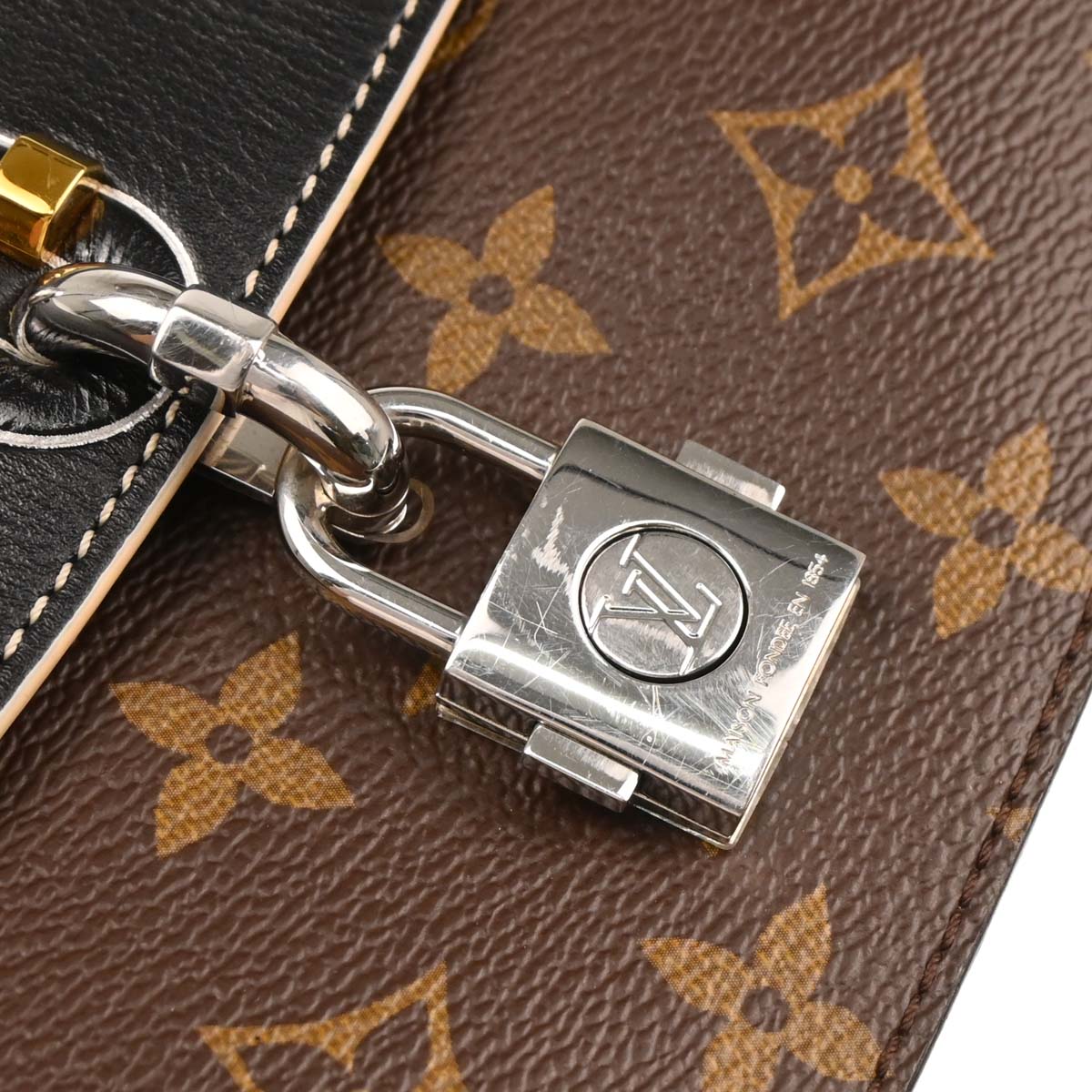 Louis Vuitton 2017 Monogram Macassar Chain It PM 2way Shoulder Handbag M44115