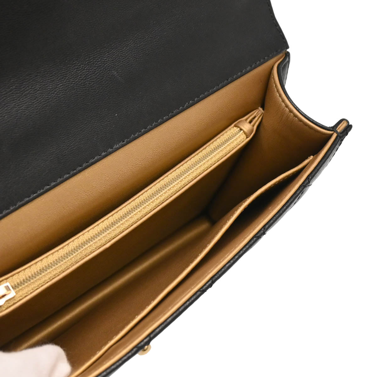 Chanel 2019 Black Lambskin Costume Pearl Single Flap Shoulder Bag