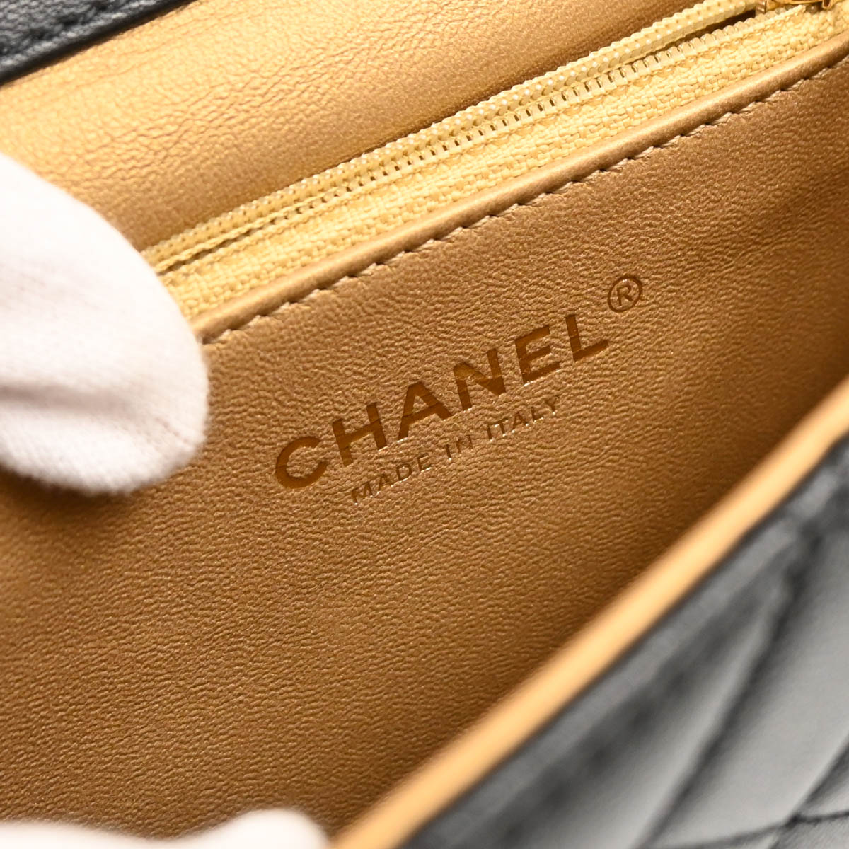 Chanel 2019 Black Lambskin Costume Pearl Single Flap Shoulder Bag