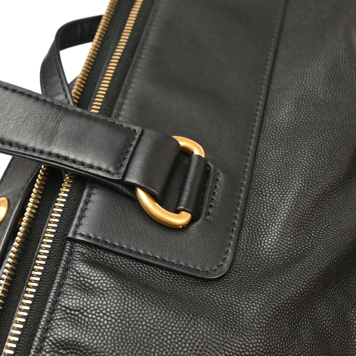 Chanel 2018-2019 Black Caviar 2way Shoulder Handbag