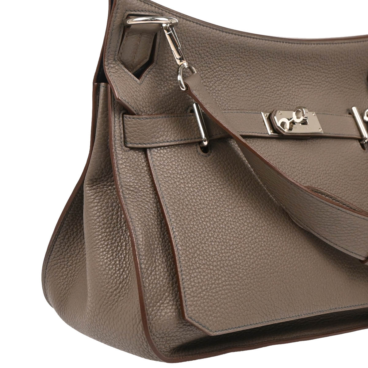 Hermes 2012 Etain Taurillon Clemence Jypsiere 34 Shoulder Bag