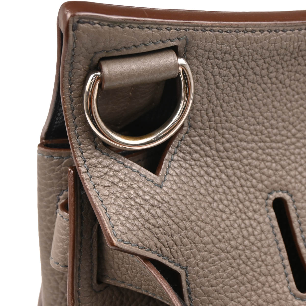 Hermes 2012 Etain Taurillon Clemence Jypsiere 34 Shoulder Bag