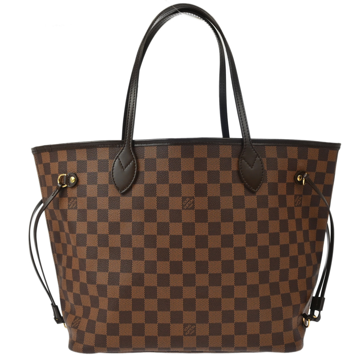 Louis Vuitton 2011 Damier Neverfull MM Shoulder Tote Bag N51105