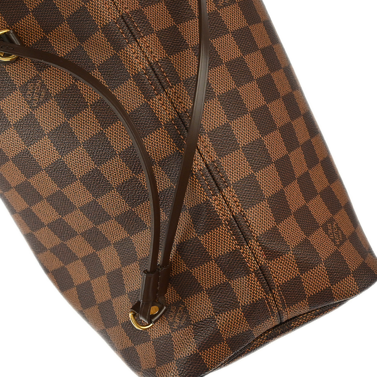 Louis Vuitton 2011 Damier Neverfull MM Shoulder Tote Bag N51105