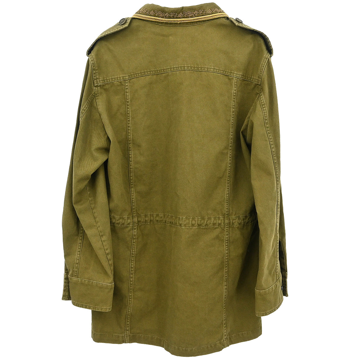 Saint Laurent 2018 Single Breasted Denim Jacket Khaki #46