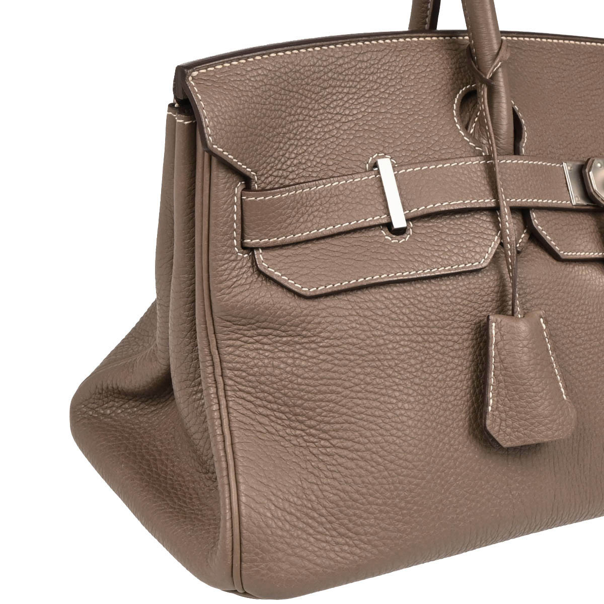 Hermes 2010 Etoupe Clemence JPG Shoulder Birkin