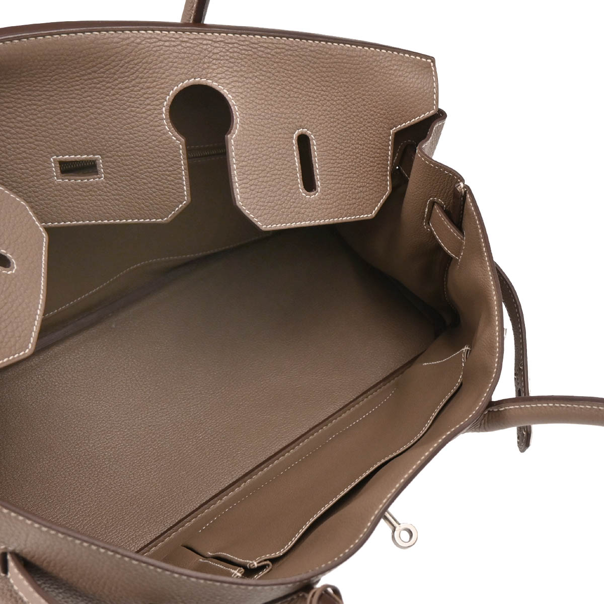 Hermes 2010 Etoupe Clemence JPG Shoulder Birkin