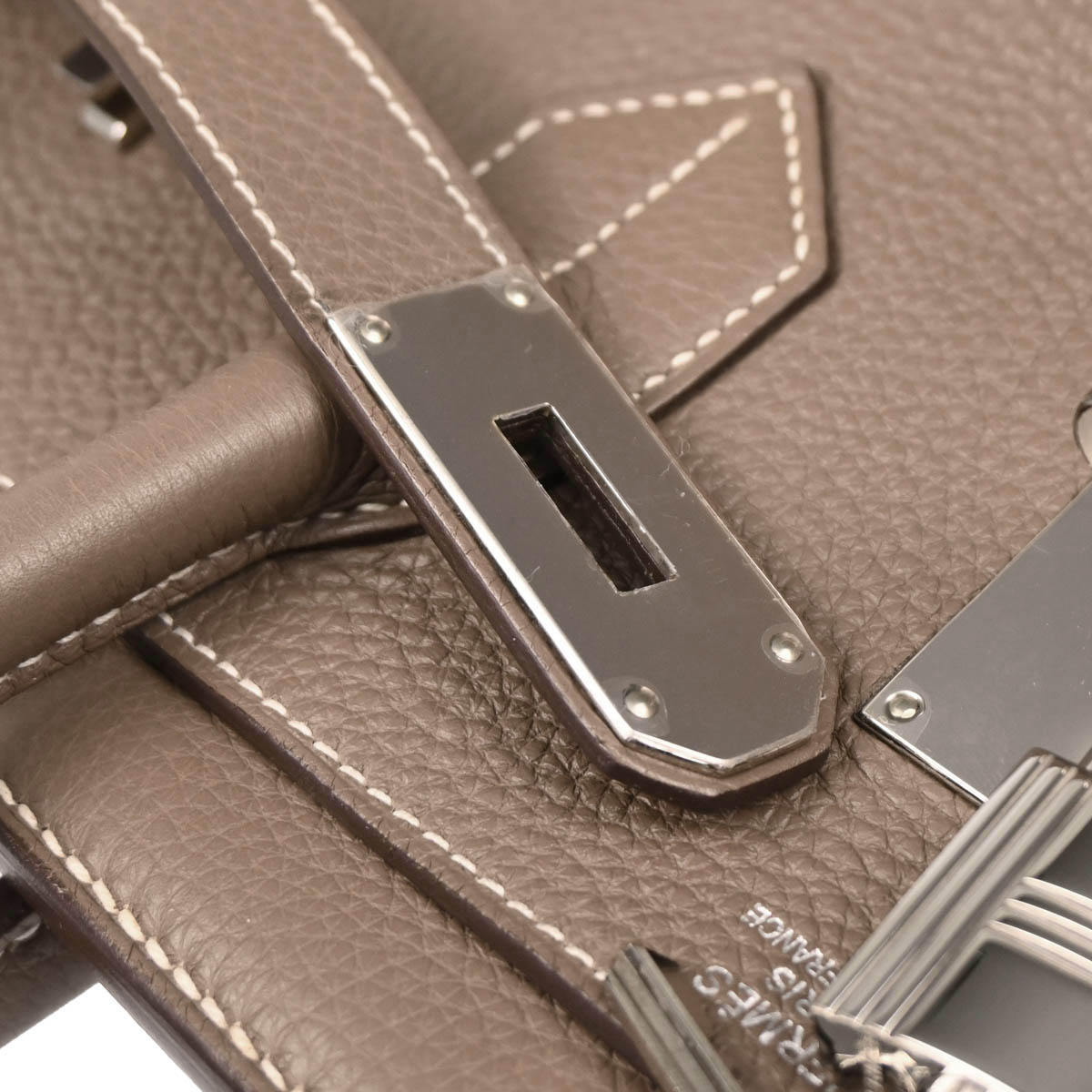 Hermes 2010 Etoupe Clemence JPG Shoulder Birkin