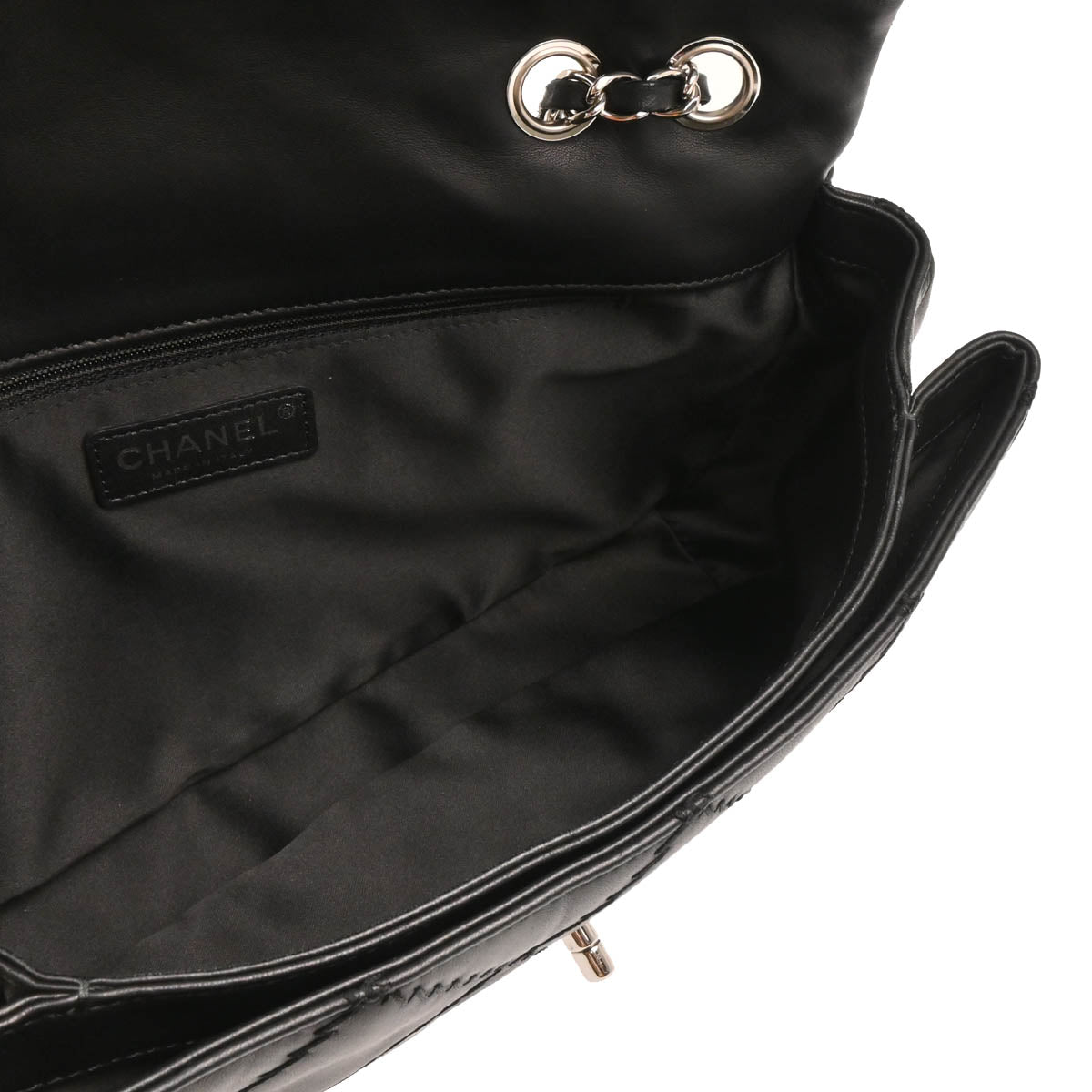 Chanel 2010-2011 Black Calfskin Ultra Stitch Shoulder Bag