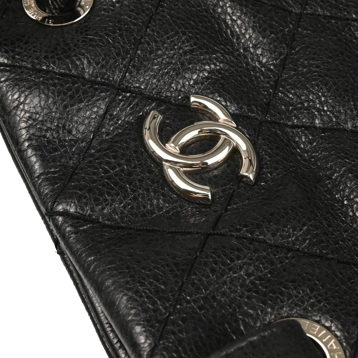 Chanel 2010-2011 Black Calfskin Tote Handbag