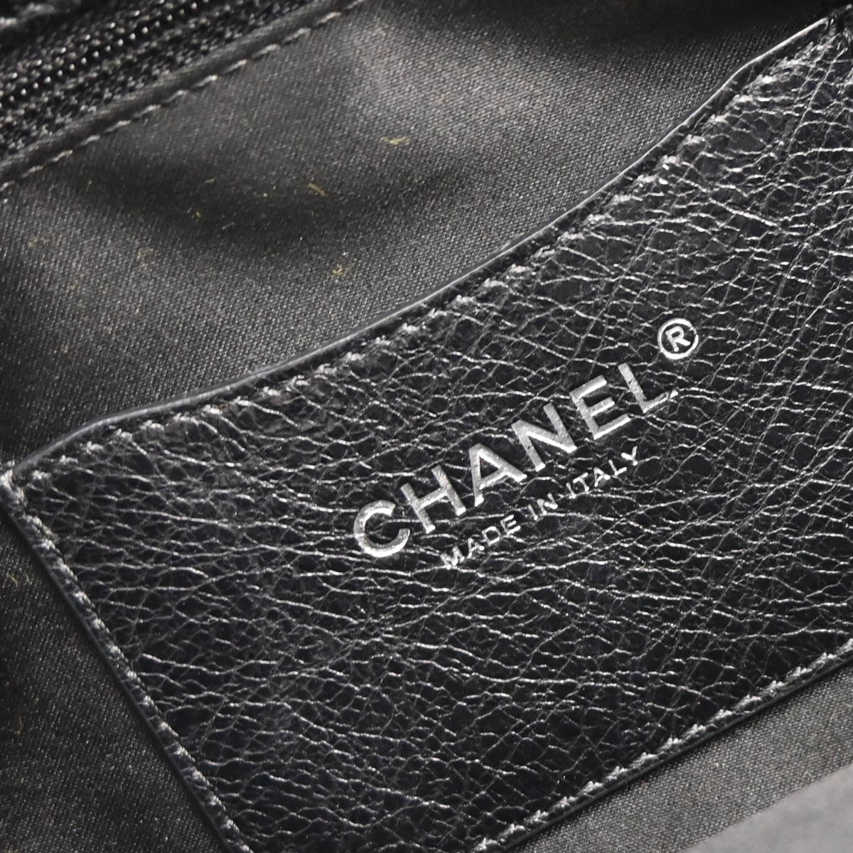 Chanel 2010-2011 Black Calfskin Tote Handbag